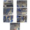 488-Piece Portable Automotive Repair Tool Set with Mobile Cart Cabinet