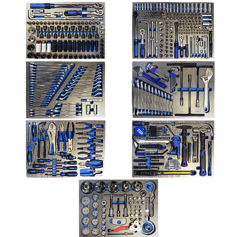 488-Piece Portable Automotive Repair Tool Set with Mobile Cart Cabinet