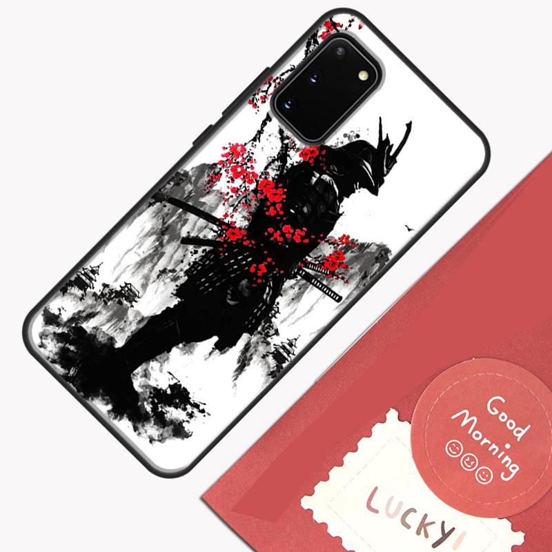 Японский воин-самурай Чехол для телефона для Samsung Galaxy S23 S26 Ultra S20 S21 S22 S24 S25 Plus S10 S25 FE Защитный корпус