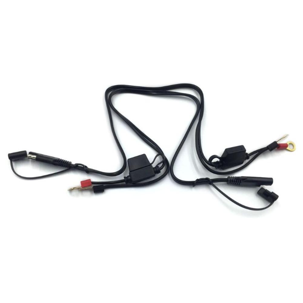 Universal Motorcycle Battery Charger Cable Quick Disconnect SAE Motorbike Connection Line Terminal