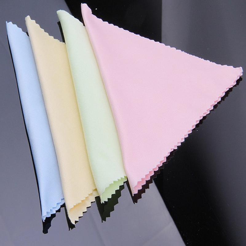 Glasses Random Color Sunglasses Oversized Wiping Cloth Mirrored Promotional Flat Cotton 13cm*13cm Metal Lens High Quality
