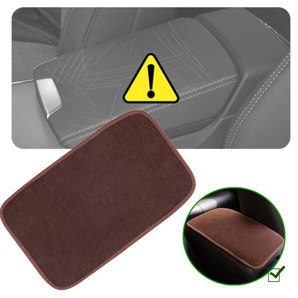 1 шт. замшевый кожаный подлокотник коврик подлокотник защитная подушка авто подлокотники для Ford Mk2 Vignale F150 Focus аксессуары для салона автомобиля