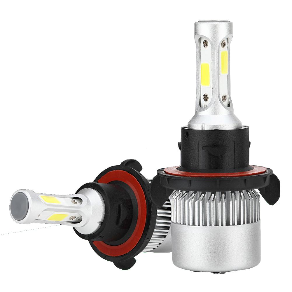 2 шт. Автомобильные ходовые огни H7 H1 H3 светодиодные фары дальнего света 9000LM 72W 6500K для автомобиля грузовика