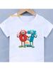 Kids Building Block Monster 67 Graphic TShirt Soft Cotton Game Wear for Boys  Girlsdf0140