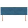 Headboard Dark Blue 144 cm Velvet