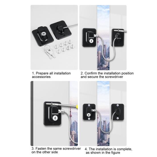 Набор дверных замков холодильника с ключами, защита от детей, инструменты не нужны, безопасность холодильника