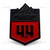 Metal Car Grille Fender Badge Cross-country Mountain 4X4 Emblem For Jeep Grand Cherokee Wrangler Compass Patriot Accessories yt1