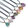 Женское ожерелье из натурального камня, подвески неправильной формы для элегантных женщин, романтические подарочные цепочки 45 + 5 см