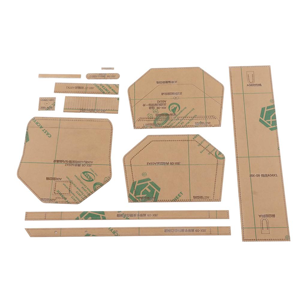 Shoulder Bag Acrylic Template Pattern Clear Precise Positioning Handbag Leather Templates for DIY