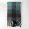 Tonglu Plaid Scarf New Imitation Cashmere Mohair Autumn and Winter Women's Warm Shawl