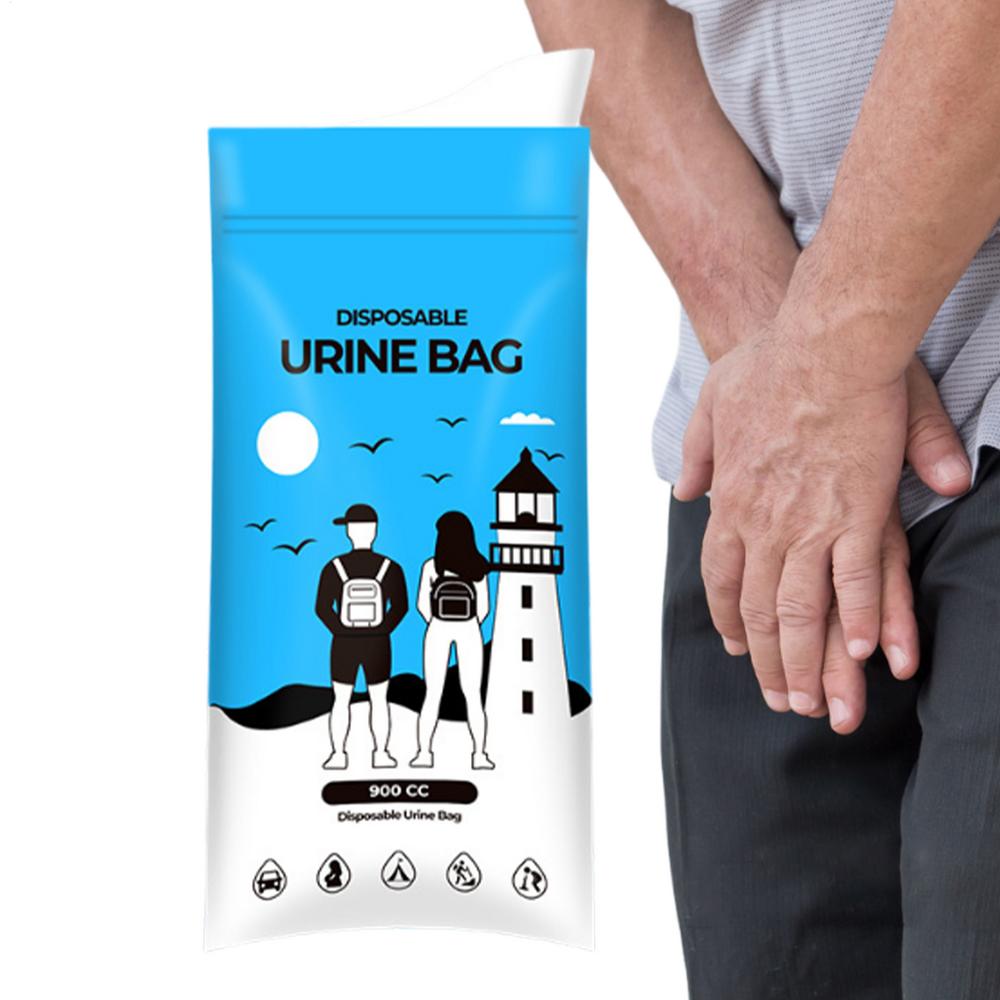 Urine Bags For Women Leak-Proof 900cc Pee Funnel Pee Bags For Travel For Men Women Elderly Camping Hiking Backpacking Car Road