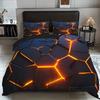 Irregular Geometric Lava Gradient 3D Print Quilt Cover Abstract Elegant Bedding Set Pillowcase Luxury Home Textiles Duvet Cover