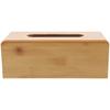 Solid Wood Tissue Box Shallow Color Storage Container Bathroom Office El Dormitory Paper Napkin Ganizer