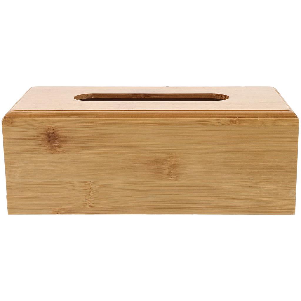 Solid Wood Tissue Box Shallow Color Storage Container Bathroom Office El Dormitory Paper Napkin Ganizer