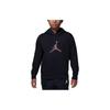 Jordan Kids Fitted Hoodie Pullover Long Sleeve Sweatshirt Spring/Summer 2023 Kids Tops Black FV5653-010