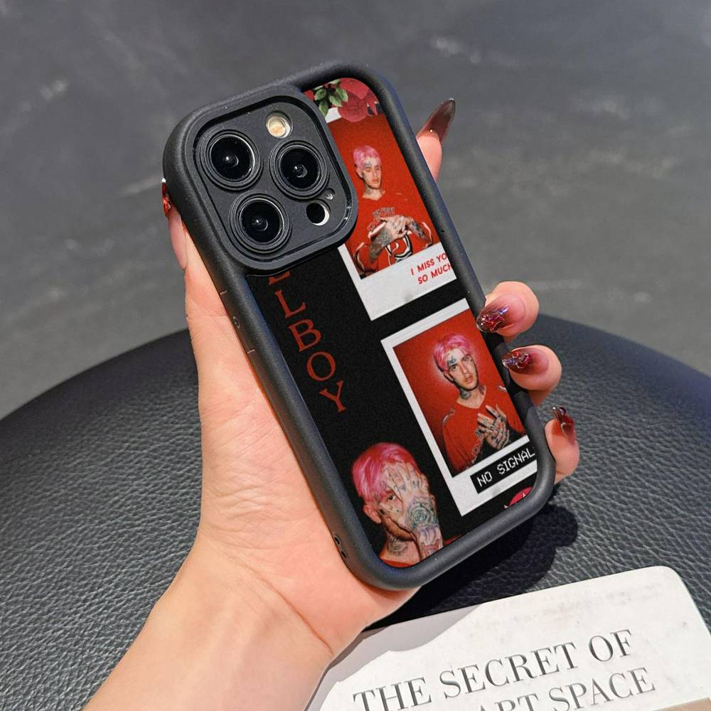 Мягкий силиконовый чехол Lil Peep Hellboy Love для iPhone 17 Air 16 15 14 13 12 11 Pro Max Plus Ударопрочный TPU чехол для телефона