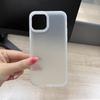 Compatible iPhone 16/15Pro/14/7/8 Frosted TPU Anti-Fall Transparent Protective Case