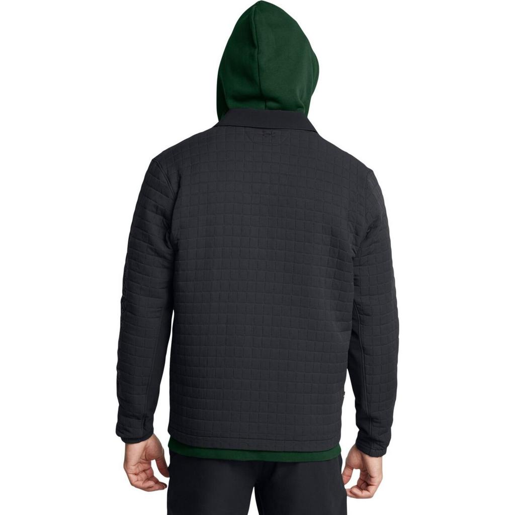 Under Armour Drive Goin Under однотонная куртка на молнии для мужчин, черная 1387134-001