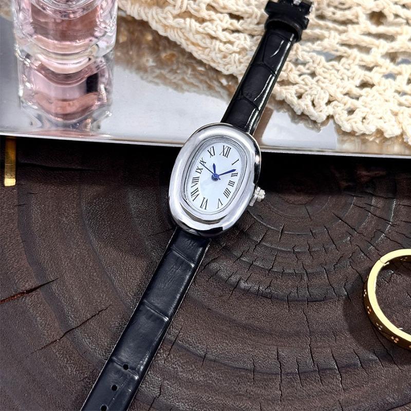 Oval Belt Watch Exquisite and Compact Fashion Casual Quartz Watch