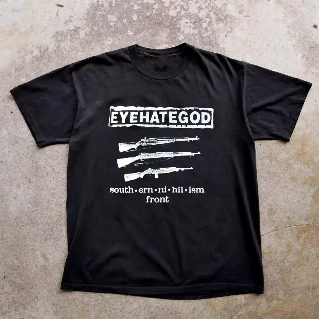 Винтажная футболка Eyehategod 2009 Тур для мужчин женщин черная все размеры подарок футболка с графикой футболка с коротким рукавом унисекс мужчины женщины лето