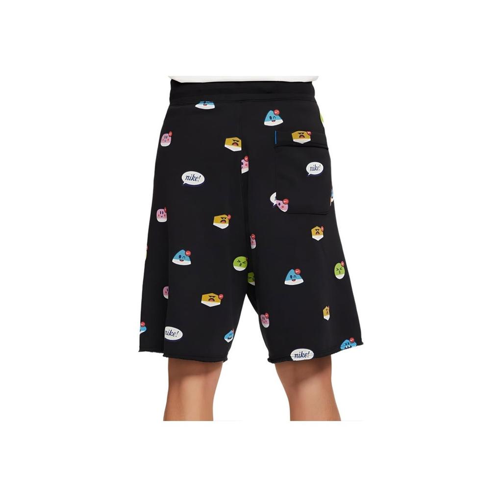 Nike Спортивная одежда AOP Moji свободный крой мягкие удобные повседневные спортивные шорты мужские шорты черные DJ5283-010