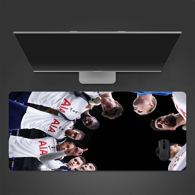 Коврик для мыши игрока Tottenham Hotspur, Большой игровой коврик для стола, Нескользящий XXL коврик для мыши для ноутбука и планшета, Игровой коврик для мини-ПК со прошитыми краями