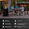 Газовый обогреватель PATIO LIGHT черный