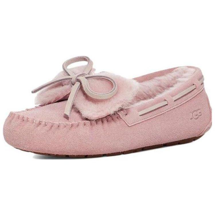 UGG Женские Dakota Двойной Бант Розово-серые 1118913-RSGRY