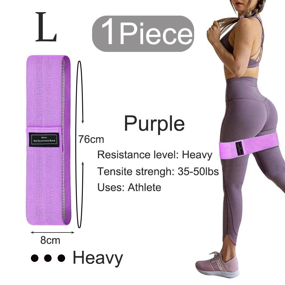 1 PC Elastic Rubber Bands Set for Women Men for Fitness Gym Home Resistance Booties Band Hip Circle Expander Workout