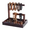 Wood Bracelet Display Holder Jewelry Box Wood Bracelet Holder Bead Display Stand Wood Texture Suitable for Enthusiasts