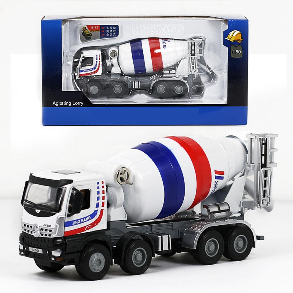 Модель миксера 1/50, литая под давлением модель транспортного средства, инженерный инструмент