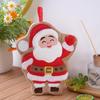 Coral Fleece Christmas Santa Claus Hand Towels Water Absorption Quick-Drying Hand Towel Christmas Tree Bell Kitchen Bathroom