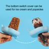 4-упаковка силиконовых держателей для мороженого, герметичные рожки, подставки для мороженого с отверстиями для соломинок, ловушка для липкого мороженого без содержания бисфенола А для растаявших лакомств