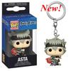 САМОЕ НОВОЕ ПОСТУПЛЕНИЕ FUNKO с Коробкой Брелок Черный Клевер Аста Ноэль Ями Виниловая Фигурка-Брелок Коллекционная Модель Игрушка