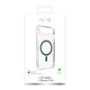 Etui Puro Lite Mag TPU+PC kompatybilne z MagSafe na iPhone 17 Air - przezroczyste z turkusowym pierścieniem