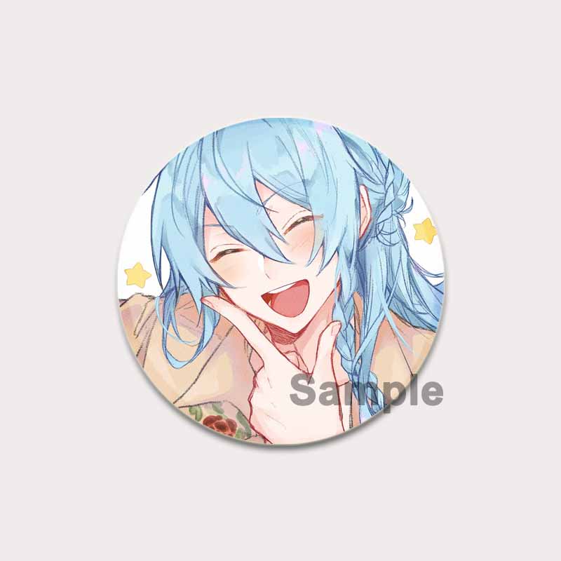 32/44/58 мм Аниме Ensemble Stars Pin Мультяшная фигурка Wataru Hibiki Брошь Креативный милый художественный значок для рюкзака Декор Фанаты Коллекция Подарки