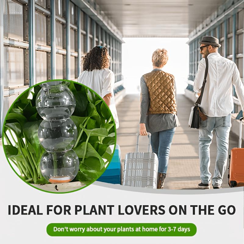 3Pcs Long Gourd-Shaped Automatic Watering Set For Plant Enthusiasts, 16.91oz Large Water Storage Capacity 7-Day Worry-Free Care Suitable For Business