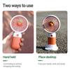 Mini Fan Multifunctional Summer Cartoon Fruit Cool Rechargeable Handheld Mini Fan Phone Rack