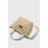 Women's Striped Mini Linen Tote Bag