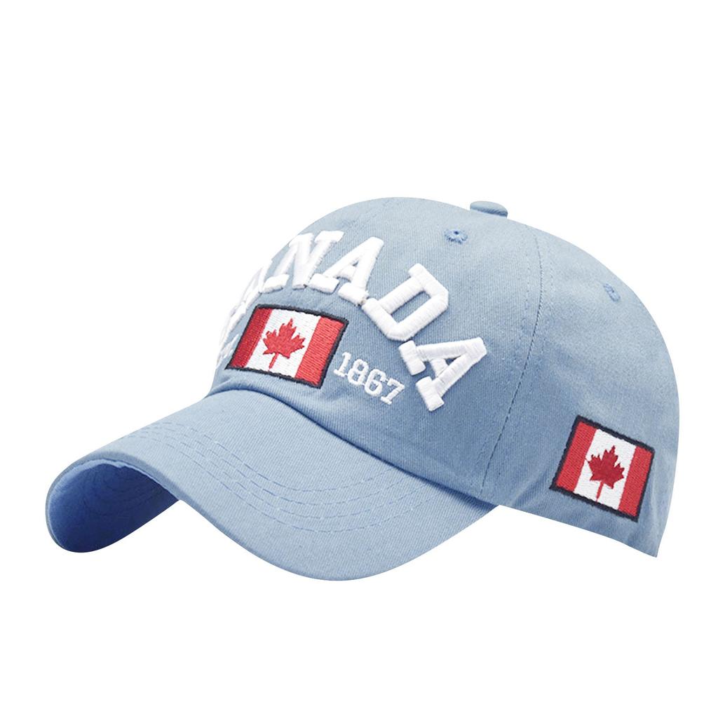 Canada Baseball Cap,Adjustable Canada Hat For Men Women Kids,Embroidered Maple Leaf Golf Hat Canada Souvenirs
