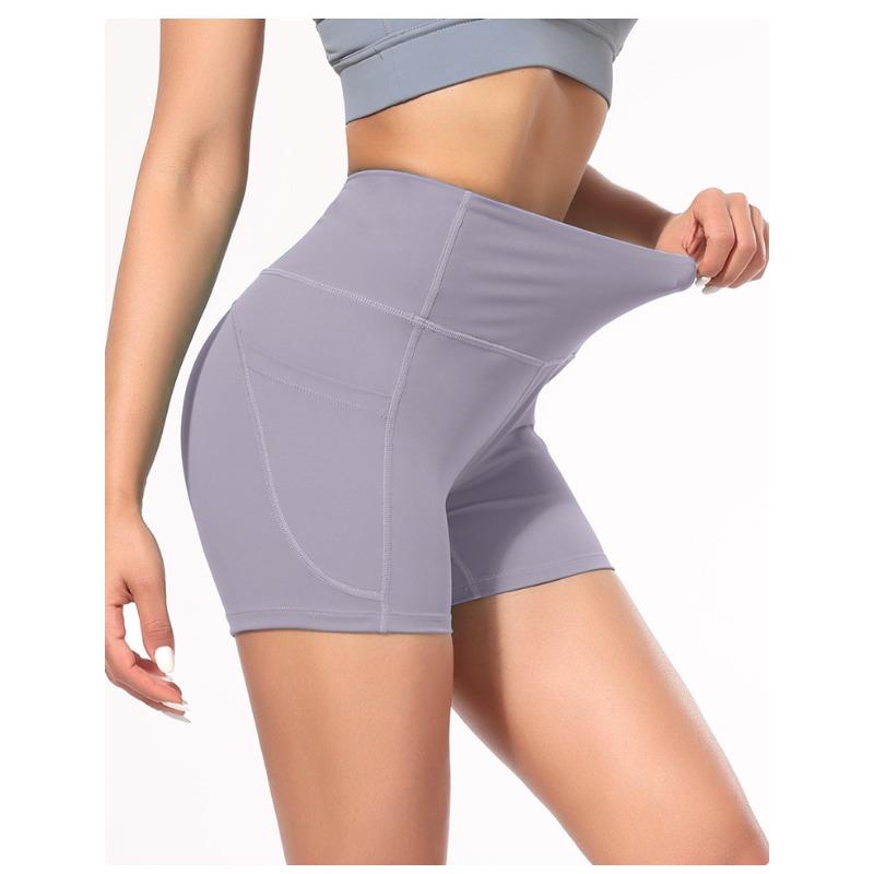 Women S High Elastic Tight Yoga Shorts For Fitness Running Cycling