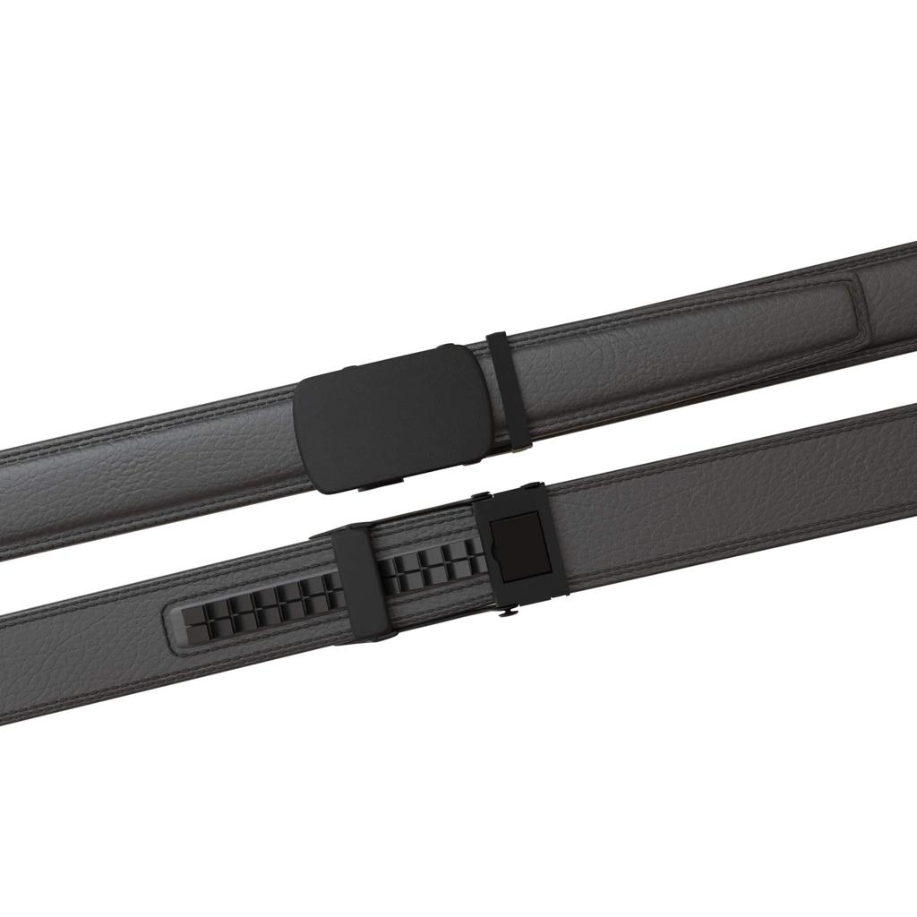 Современный мужской кожаный автоматический ремень с возможностью укорачивания