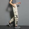 Брюки-карго Danmo, женские уличные брюки в стиле хип-хоп, брюки для бега, повседневные брюки-шаровары до щиколотки, брюки с эластичной резинкой на талии, большие размеры