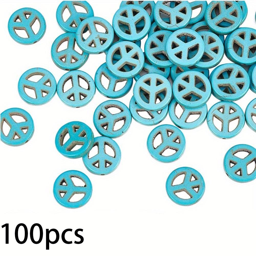 20/50/100 шт. Бусины с логотипом мира, плоские круглые каменные бусины, разнесенные ювелирные изделия, свободные бусины, серьги, браслеты, ожерелья своими руками