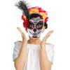 Sugar Skulls Mask Mexicans Masquerade Mask Day of the Dead Mask with Flower Halloween Mask Party Mask Full Face Mask
