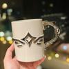 Персонализированная и креативная керамическая кружка «Звезда», легкая роскошь, бытовая чашка для воды, чашка для завтрака и молока, подарок для друзей