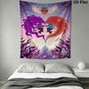 Celeste Vibe Wall Hanging Printed Fabric Blanket Decorative Tapestries for Bedroom Living Room Home Decor