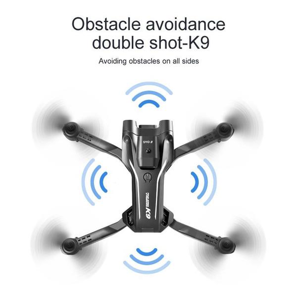 Новинка 2024 года, мини-дрон K9 PRO, профессиональная камера 4K HD, оптическая локализация потока, четырехсторонний квадрокоптер для предотвращения препятствий, игрушки, подарки