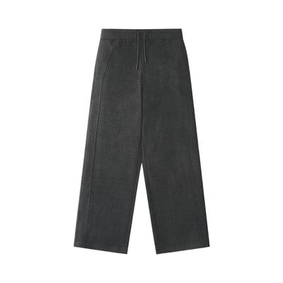 Модные однотонные вязаные спортивные брюки женские низ T11W615606A-MG