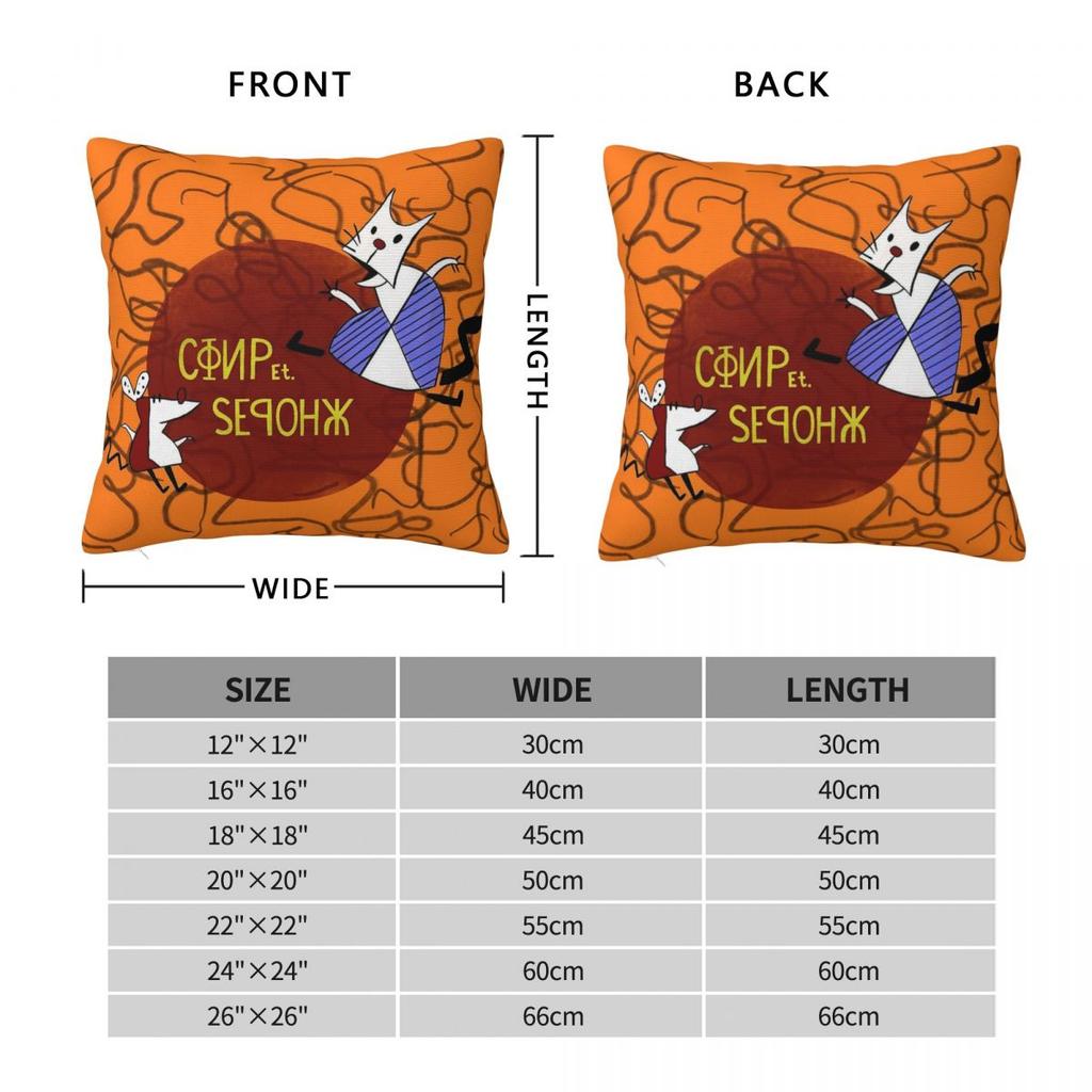 Worker And Parasite Square Pillowcase Polyester Linen Velvet Pattern Zip Decorative Throw Pillow Case Room Cushion Case